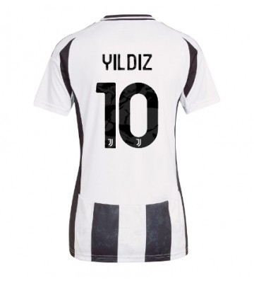 Juventus Kenan Yildiz #10 Primera Equipación Mujer 2024-25 Manga Corta